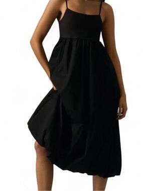 Maeve Spaghetti-Strap Midi Bubble Hem Dress - Women's Casual Summer Dress